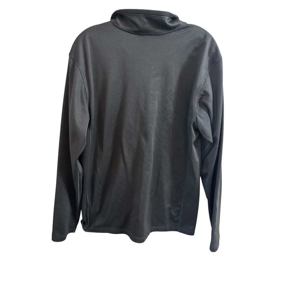 The North Face Mens Black Quarter Zip pullover Jacket‎ shirt Large
